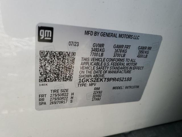 2023 GMC YUKON DENA 1GKS2EKT9PR452188
