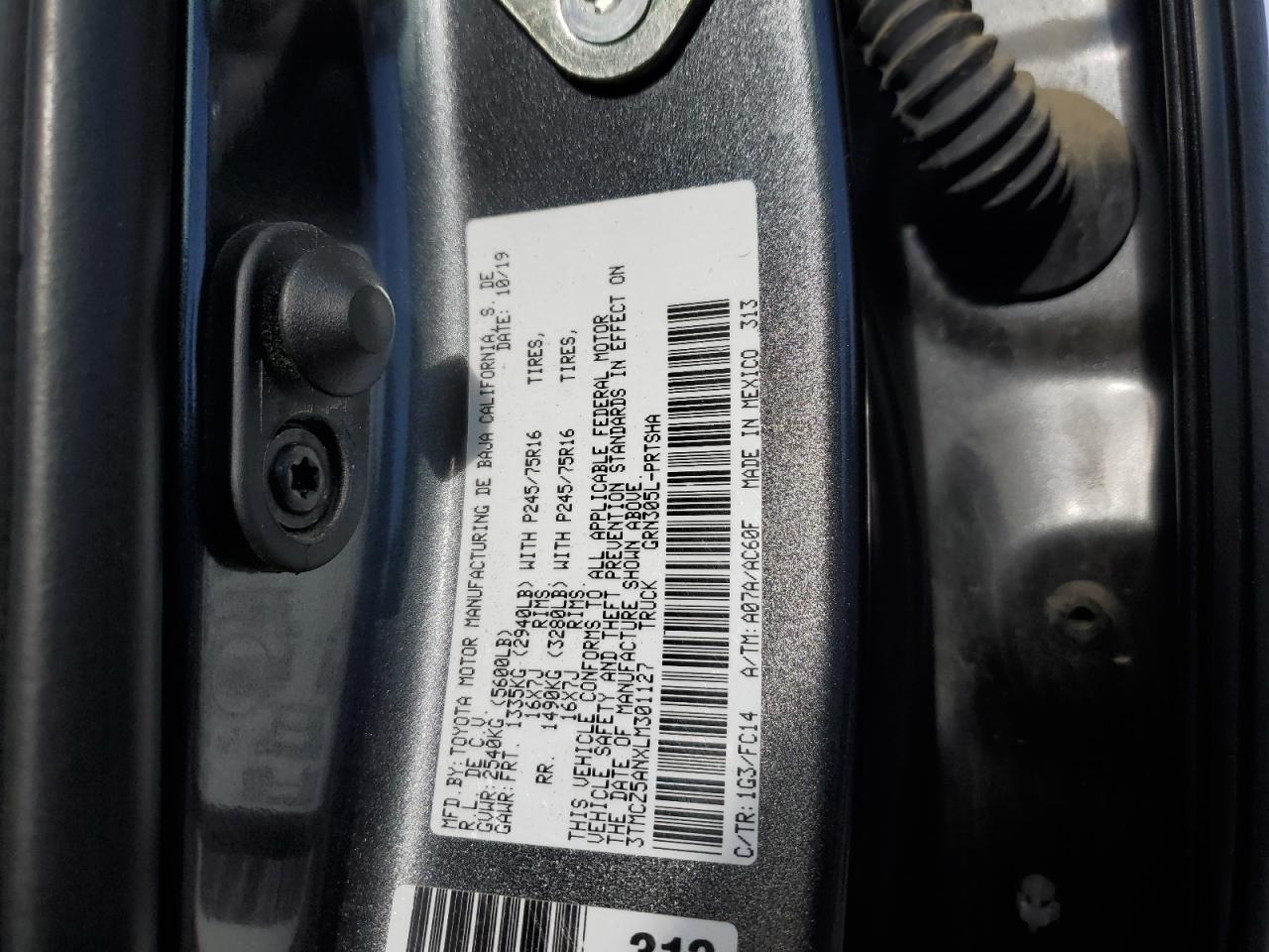 TOYOTA TACOMA DOUBLE CAB