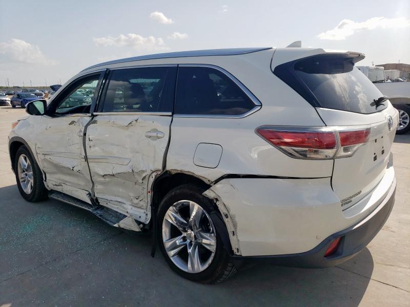 Vin: 5tdykrfh7es017333, lot: 61640305, toyota highlander limited 20142