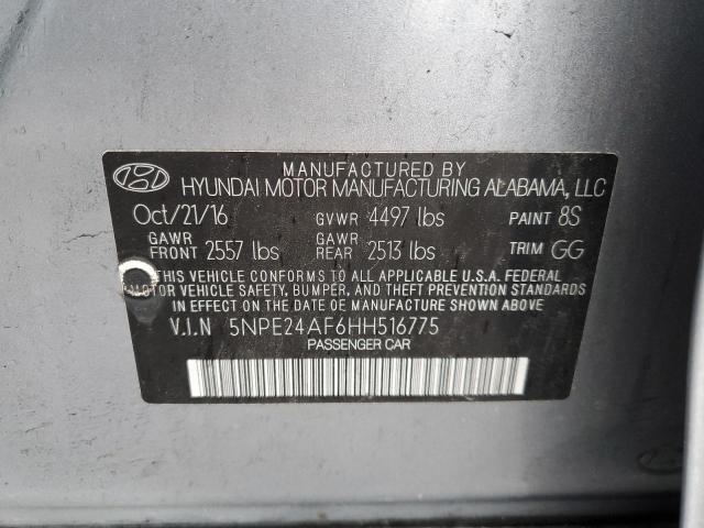 2017 HYUNDAI SONATA SE 5NPE24AF6HH516775