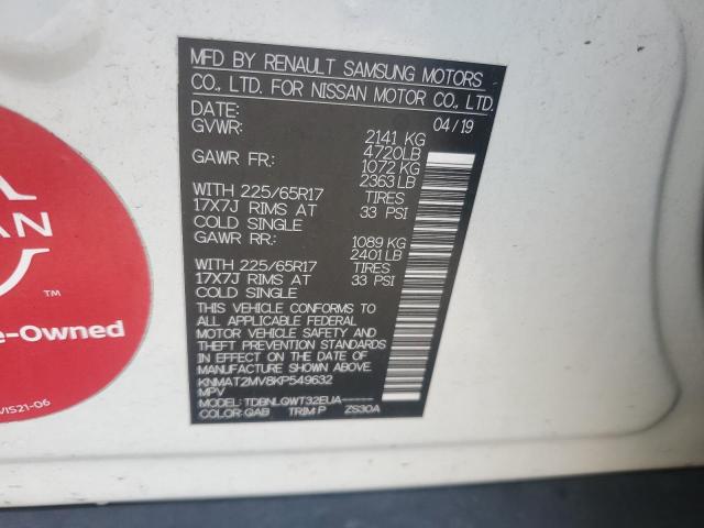 2019 NISSAN ROGUE S #3293555408