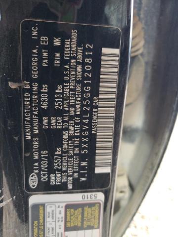 2016 KIA OPTIMA SXL 5XXGV4L25GG120812