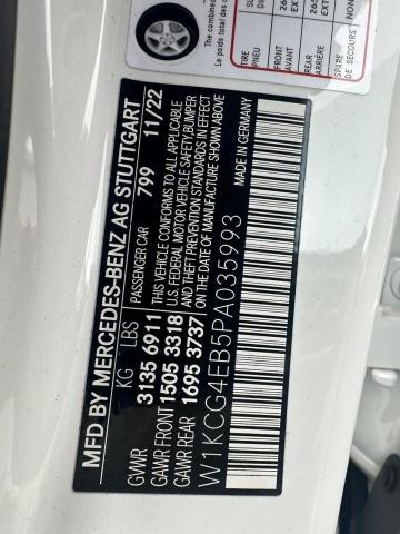 2023 MERCEDES-BENZ EQS SEDAN W1KCG4EB5PA035993
