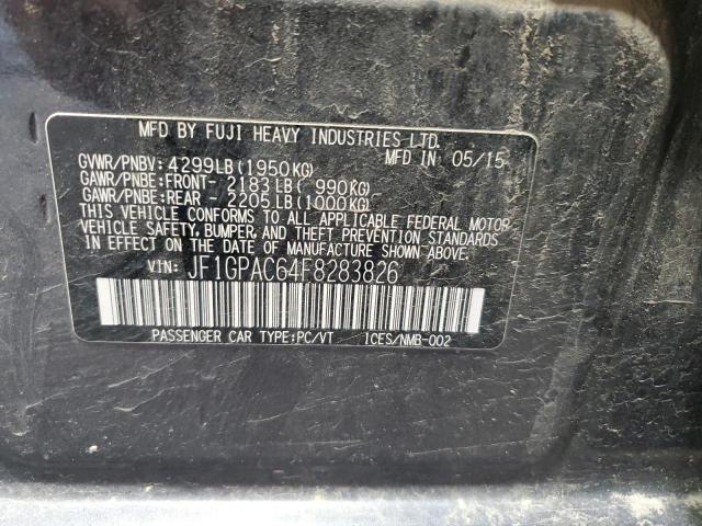 2015 SUBARU IMPREZA PR - JF1GPAC64F8283826