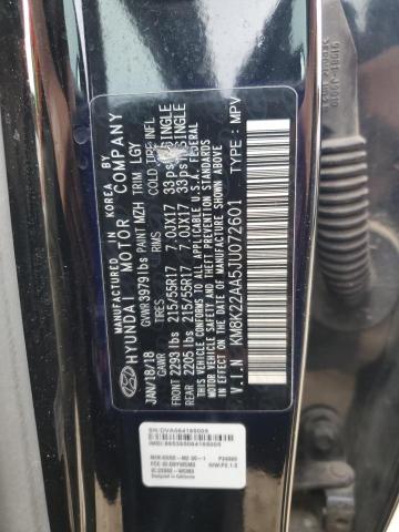 KM8K22AA5JU072601 2018 HYUNDAI KONA