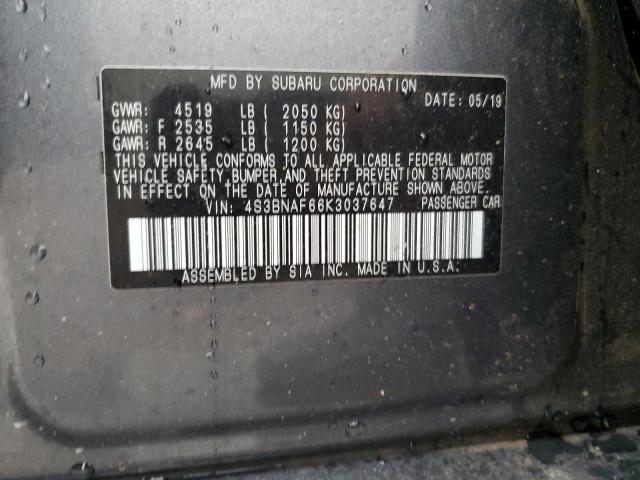 2019 SUBARU LEGACY 2.5 #3239256134