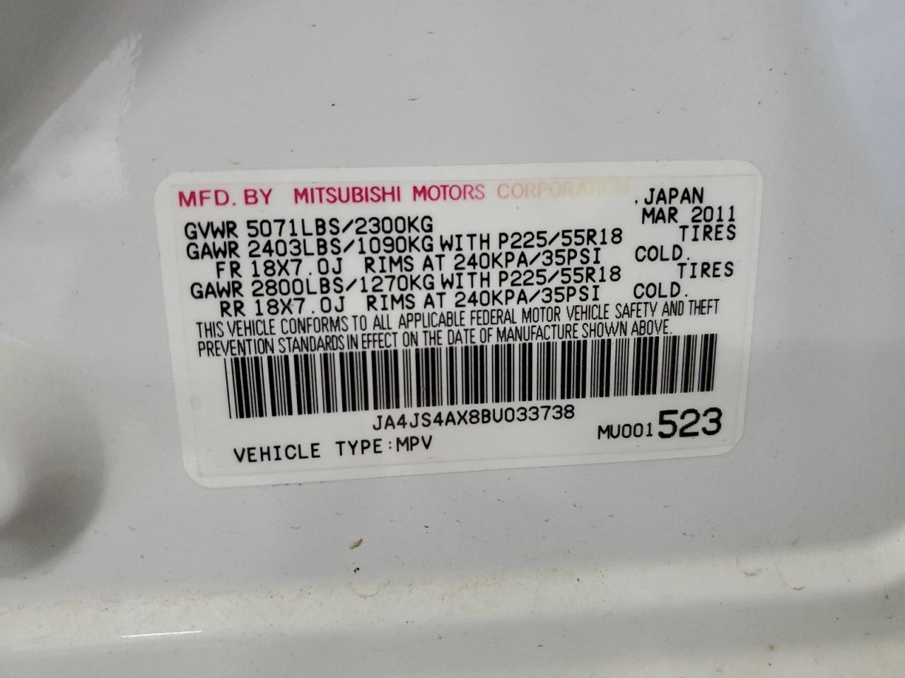 MITSUBISHI OUTLANDER XLS