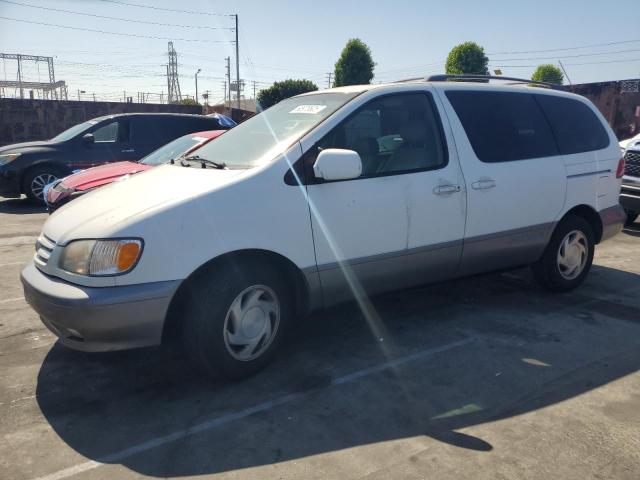 TOYOTA SIENNA LE 2001 white  gas 4T3ZF13C01U365938 photo #1