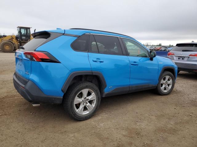 TOYOTA RAV4 LE 2021 blue  hybrid engine 4T3LWRFV4MU024130 photo #4