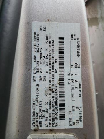 2016 FORD ESCAPE TIT - 1FMCU9J99GUB85375