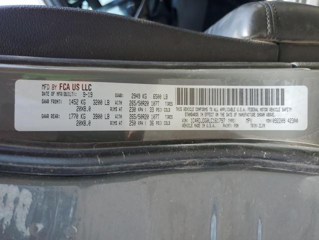 2020 DODGE DURANGO GT 1C4RDJDG0LC161797