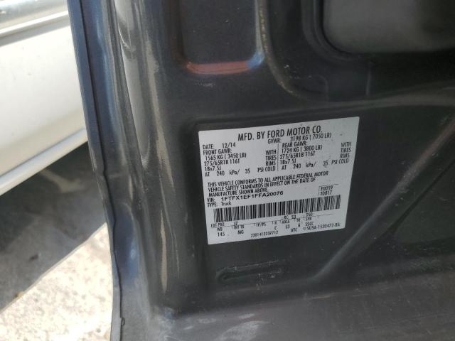2015 FORD F150 SUPER - 1FTFX1EF1FFA20076