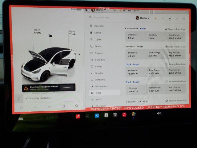 2022 TESLA MODEL Y - 7SAYGDEF1NF397281