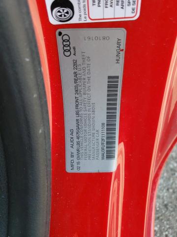 2015 AUDI A3 PREMIUM WAU3FLFF2F1111108