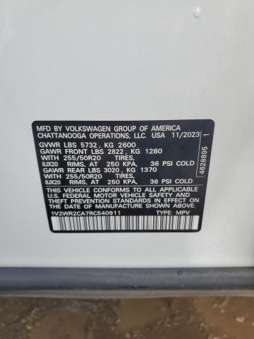 2024 VOLKSWAGEN ATLAS SE 1V2WR2CA7RC540911