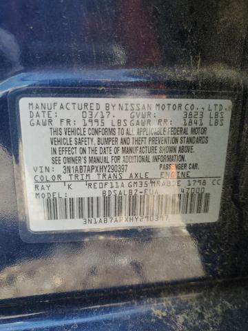 2017 NISSAN SENTRA S - 3N1AB7APXHY290397