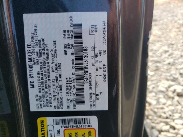 2020 FORD MUSTANG 1FA6P8TH9L5130183