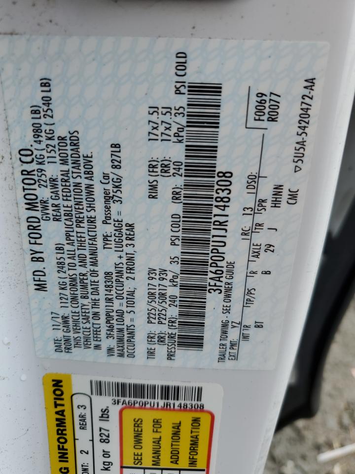 Ford Fusion se 2018