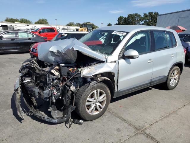 VOLKSWAGEN TIGUAN S 2013 silver  gas WVGAV3AX4DW615586 photo #1