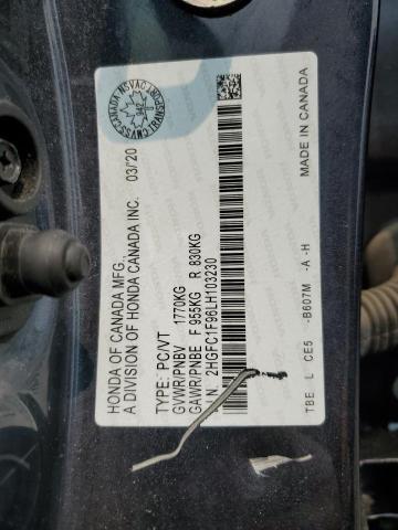2020 HONDA CIVIC TOUR 2HGFC1F96LH103230