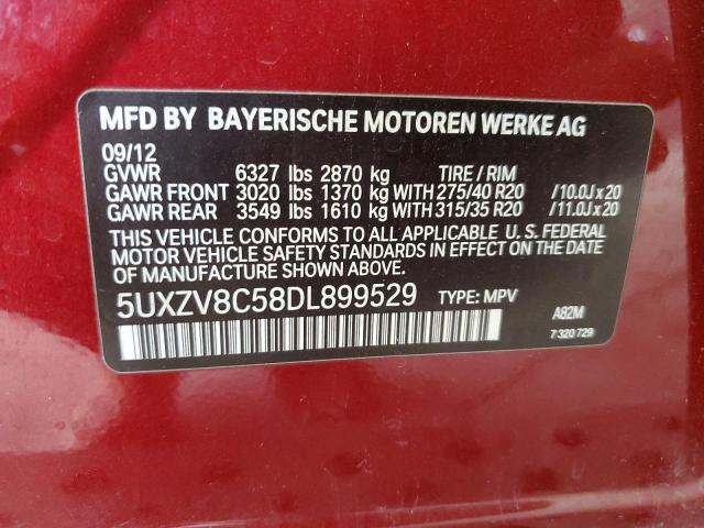 2013 BMW X5 XDRIVE5 - 5UXZV8C58DL899529