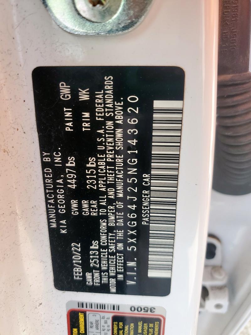 2022 KIA K5 GT LINE - 5XXG64J25NG143620