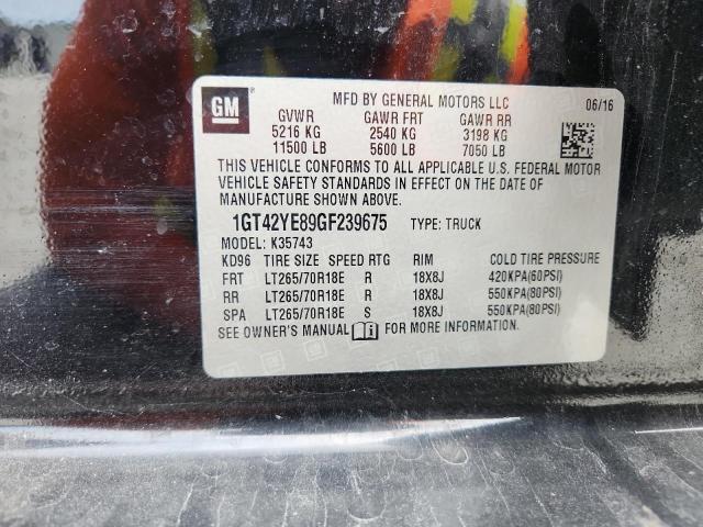 2016 GMC SIERRA K35 1GT42YE89GF239675