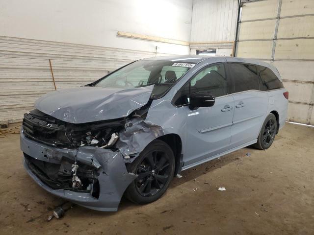 Vin: 5fnrl6h72pb025691, lot: 61647155, honda odyssey sp sport-l 2023 img_1
