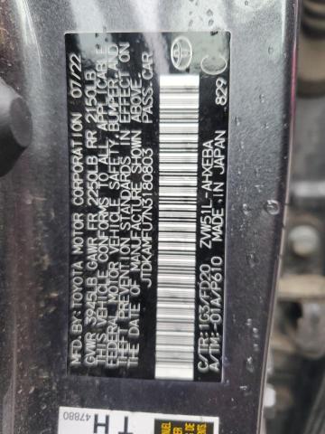 2022 TOYOTA PRIUS NIGH JTDKAMFU7N3180803