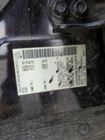 2010 NISSAN MAXIMA S - 1N4AA5AP8AC815465