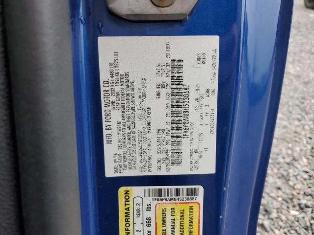 2017 FORD MUSTANG - 1FA6P8AM8H5238687