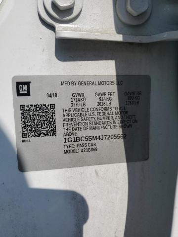 2018 CHEVROLET CRUZE LS 1G1BC5SM4J7205562