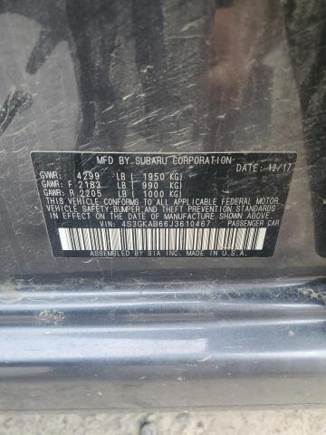2018 SUBARU IMPREZA PR 4S3GKAB66J3610467