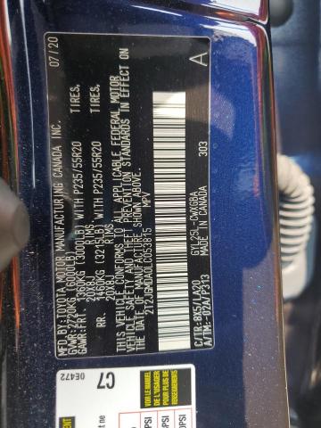 2020 LEXUS RX 450H 2T2JGMDA0LC053815