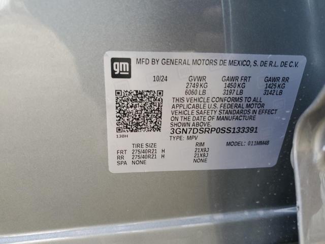 2025 CHEVROLET EQUINOX RS 3GN7DSRP0SS133391
