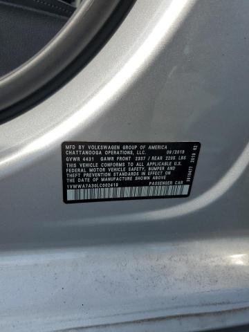 2020 VOLKSWAGEN PASSAT SE - 1VWWA7A30LC002419