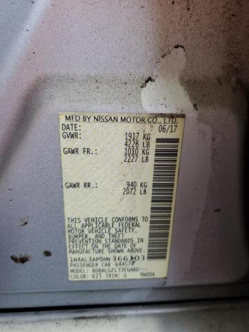 2017 NISSAN ALTIMA 2.5 - 1N4AL3AP0HN366103