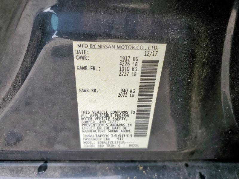2018 NISSAN ALTIMA 2.5 1N4AL3AP0JC166033