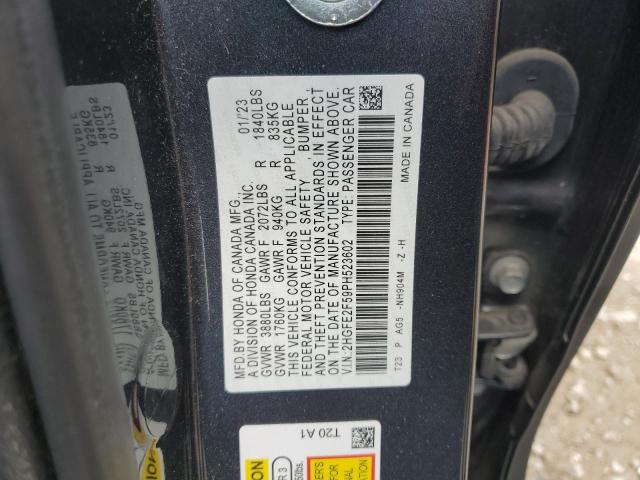 2023 HONDA CIVIC SPOR - 2HGFE2F59PH523602