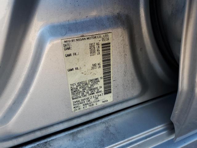 2016 NISSAN ALTIMA 2.5 - 1N4AL3AP2GC232347