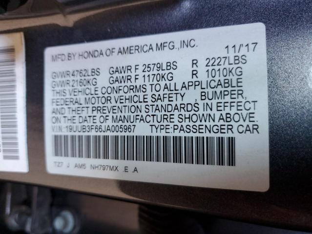 2018 ACURA TLX TECH+A 19UUB3F66JA005967