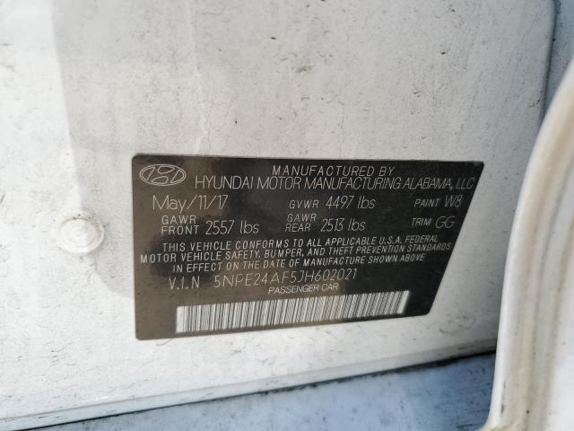 2018 HYUNDAI SONATA SE - 5NPE24AF5JH602021