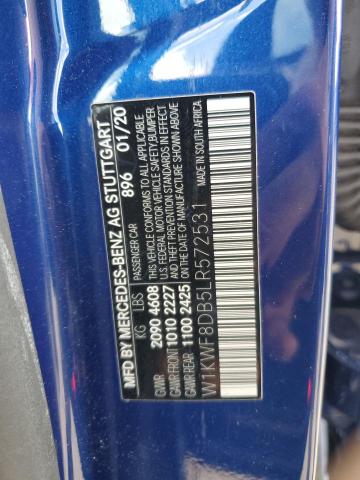 2020 MERCEDES-BENZ C 300 W1KWF8DB5LR572531