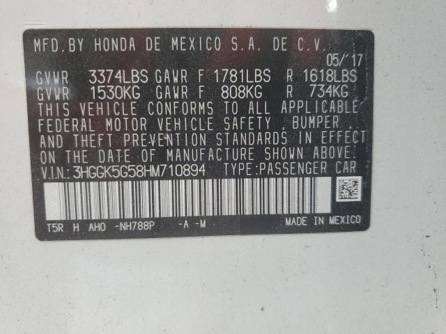 2017 HONDA FIT LX 3HGGK5G58HM710894