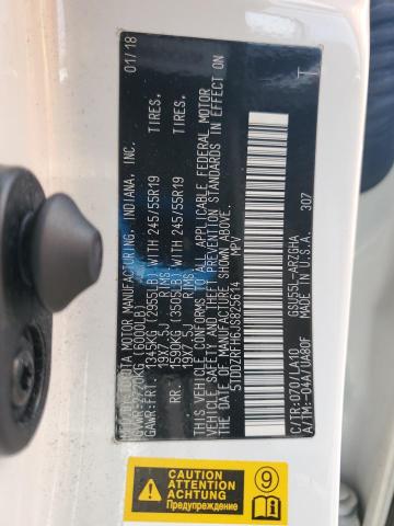 2018 TOYOTA HIGHLANDER - 5TDDZRFH6JS825614