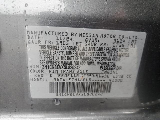 2025 NISSAN VERSA SV - 3N1CN8EVXSL820242