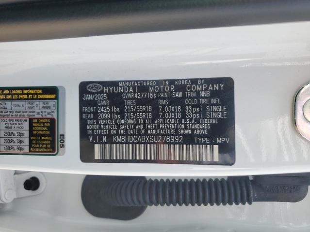 2025 HYUNDAI KONA SEL - KM8HBCABXSU278992