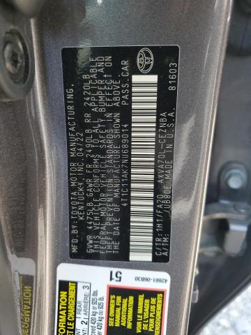 2022 TOYOTA CAMRY LE - 4T1C11AK7NU689014