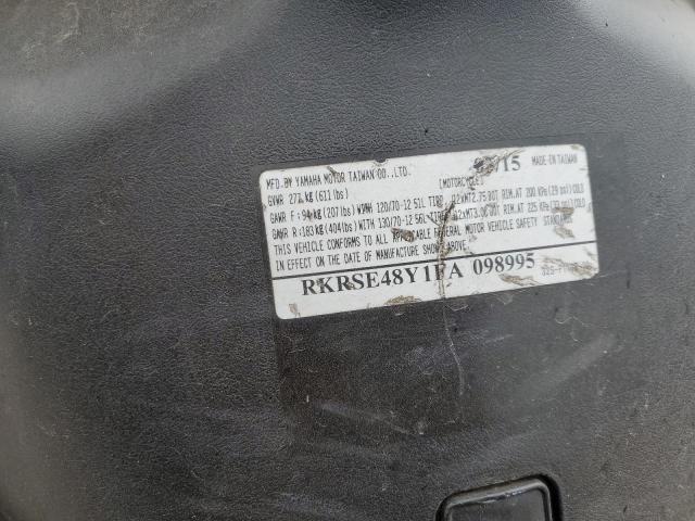 2015 YAMAHA YW125 RKRSE48Y1FA098995