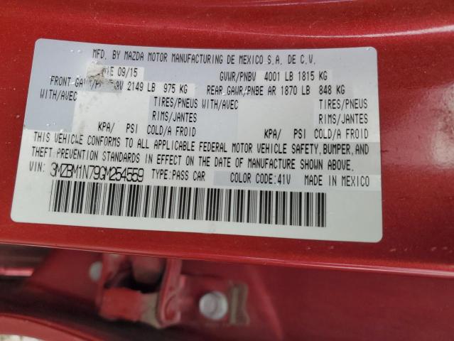 2016 MAZDA 3 GRAND TO 3MZBM1N79GM254559